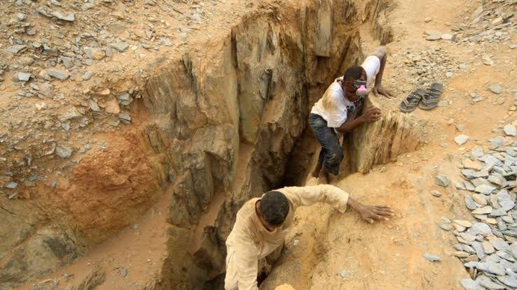 A gold mine in Sudan, AFP