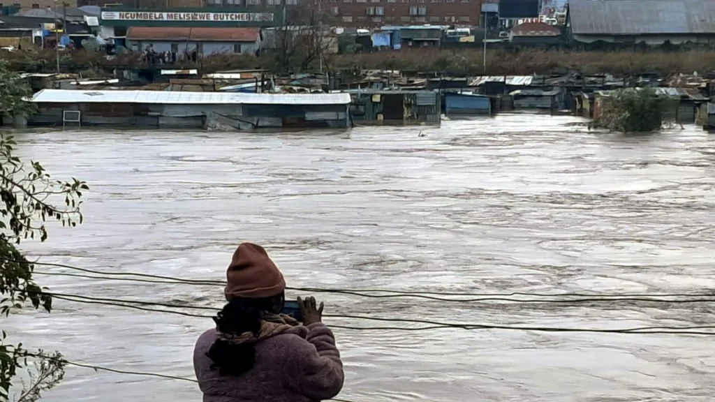 (Photo by IOL, showing flooding in Eastern Cape)