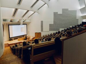 University classroom.