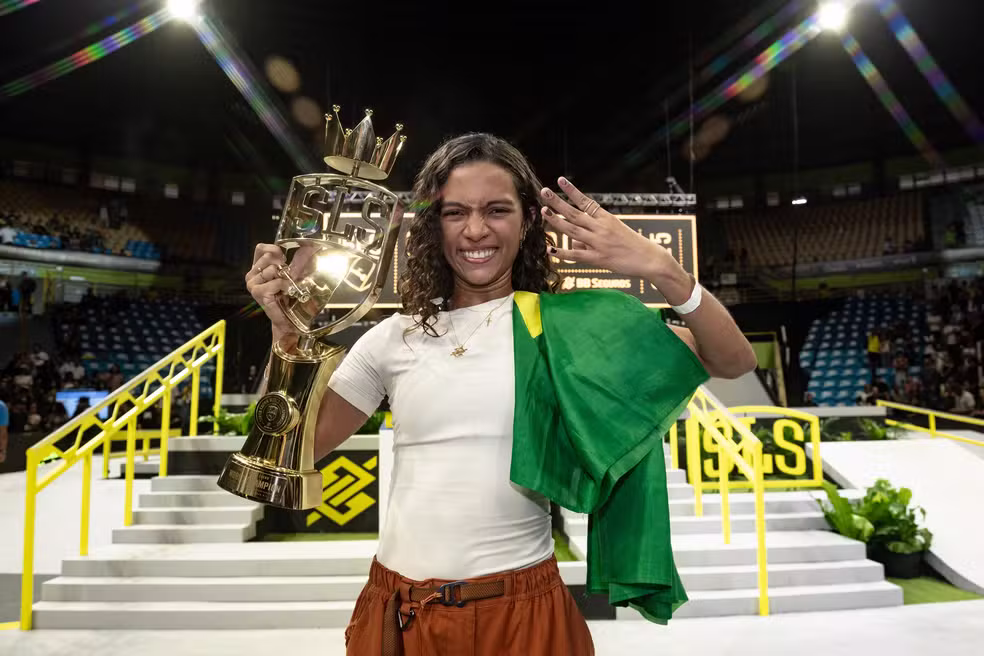 Rayssa Leal wins the SLS Super Crown for the fourth time (Photo: Courtesy of Pablo Vaz/SLS)