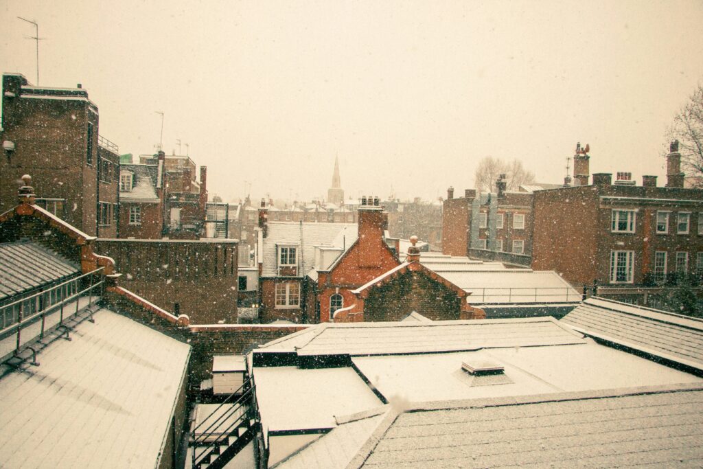 Rooftop view of buildings
