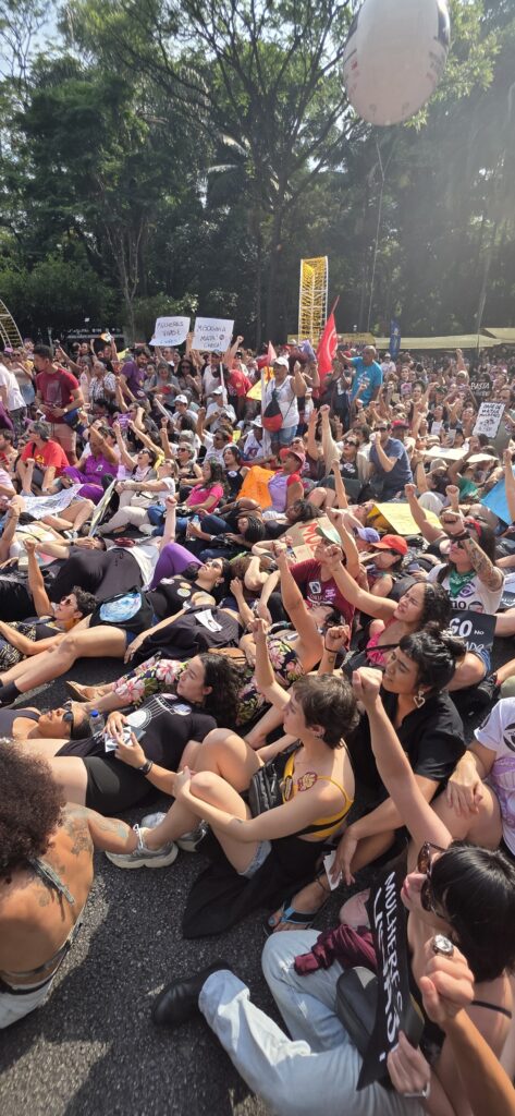 Women Protesting against violence in December, 2025 . Photo Courtesy by Rafela Cardoso
