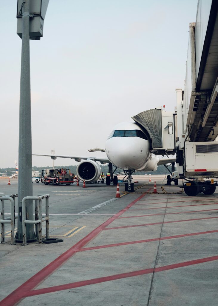 An American-operated plane arrived with deported immigrants at Anzoategui International Airport in Barcelona, Venezuela.